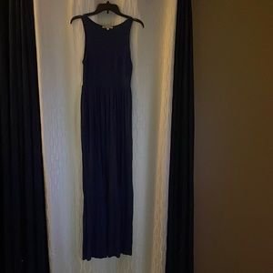 Long blue summer dress. Worn 1 time. Royal blue is the actual color.